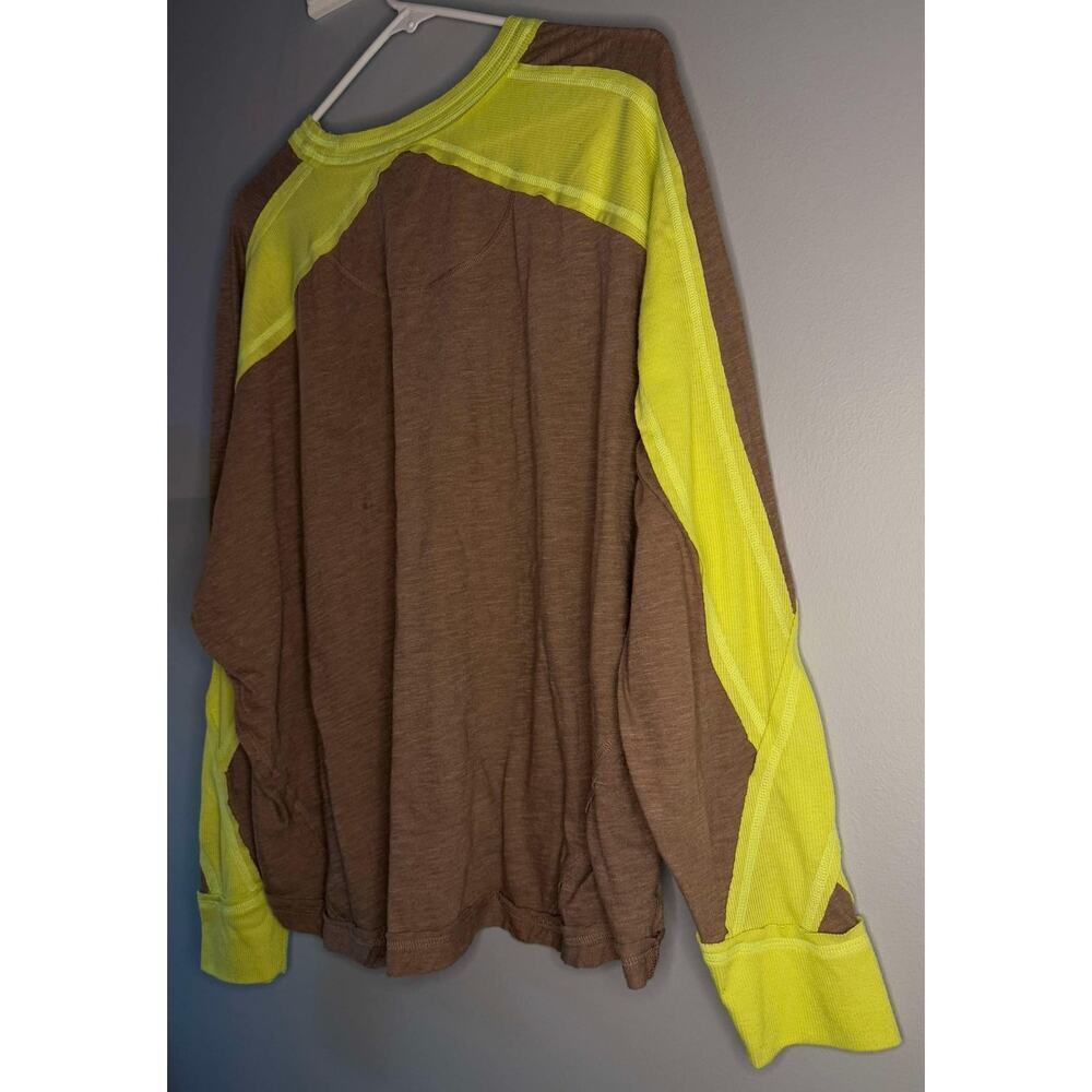 FP Movement All About It Colorblock Long Sleeve Workout Top Elderberry Tea Med - Picture 4 of 12